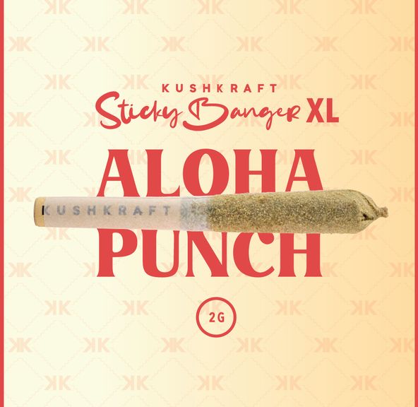 1 x 2G XL Infused Sticky Banger Sativa Aloha Punch by KushKraft