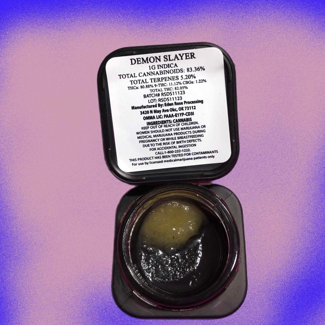 1G Demon Slayer Cured Resin - Riverside