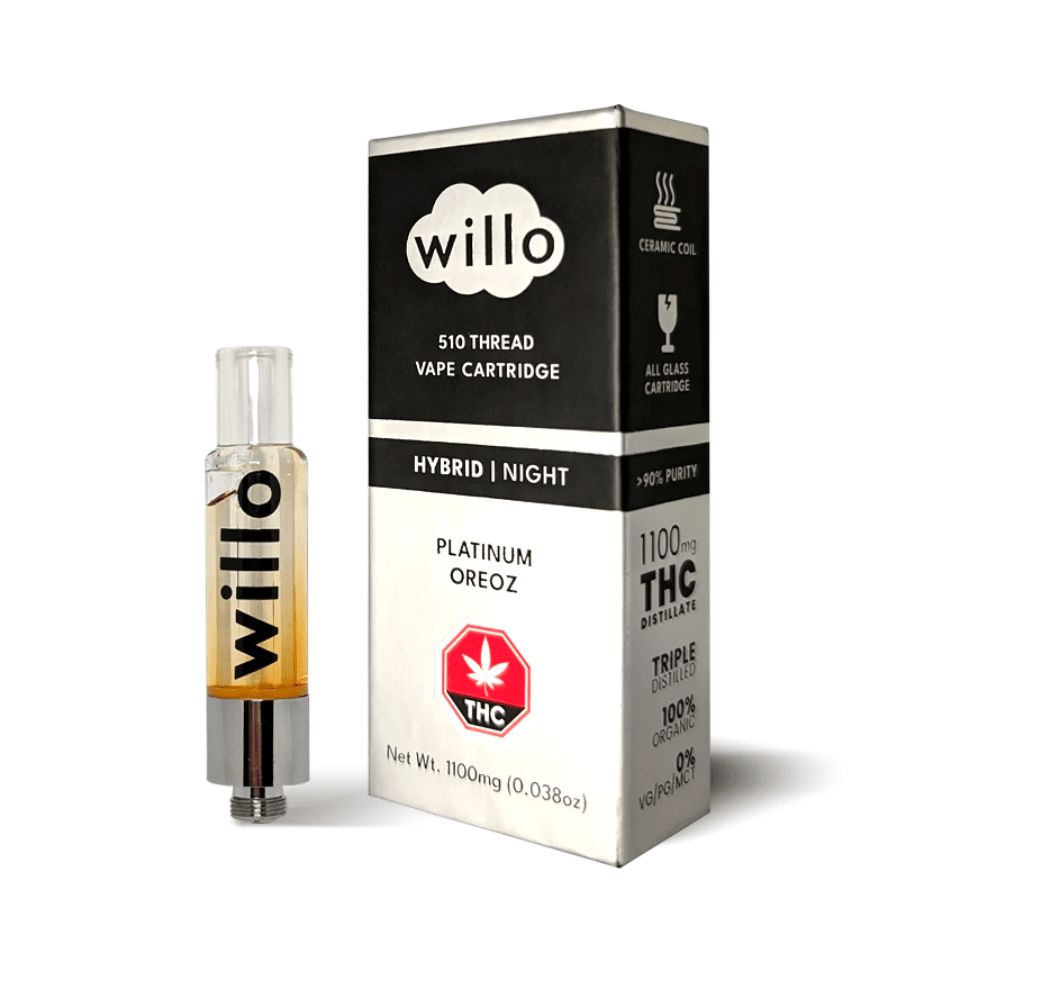 Platinum Oreoz - 1G THC Vape Cartridge by Willo