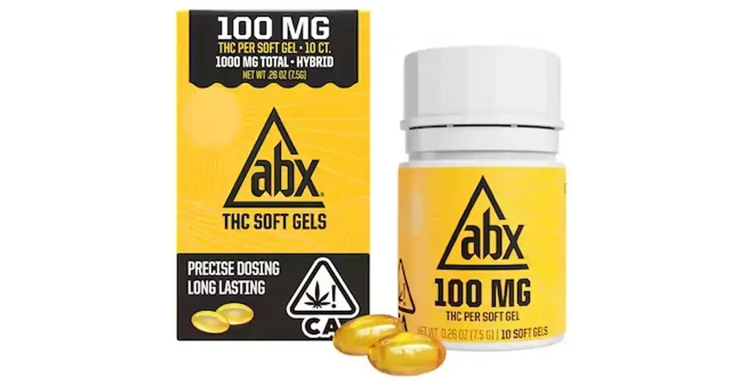 ABX - 100mg THC Soft Gels - 10ct