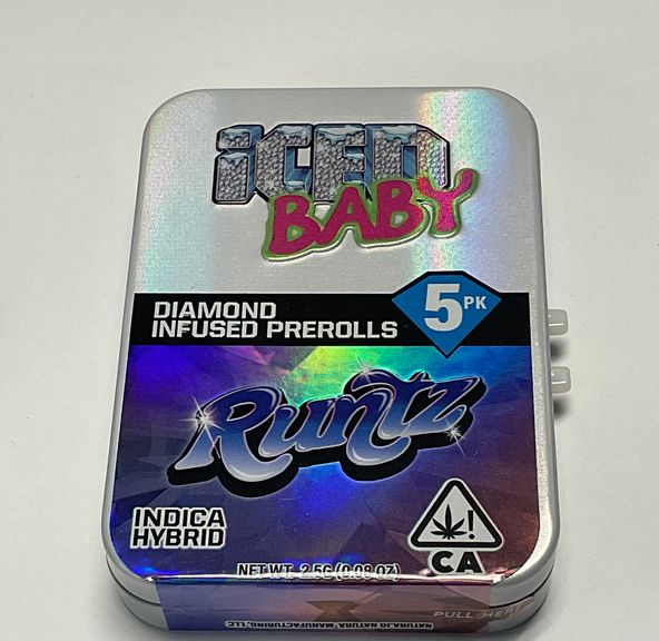 ICED - Runtz Infused Pre Rolls 5pk - 2.5g