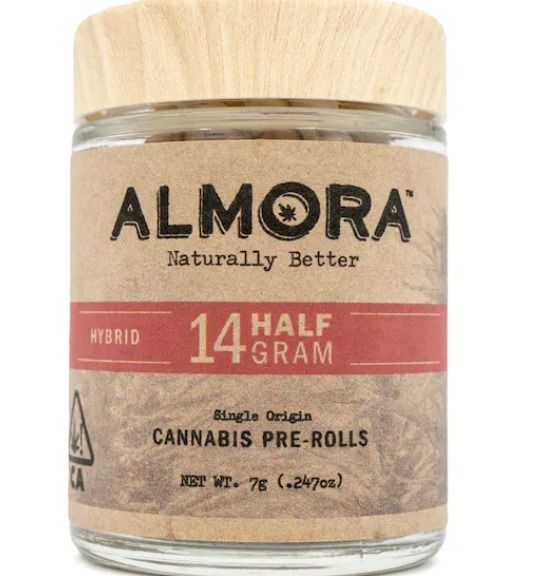 Almora Farm Lemon Cherry Gelato Pre-Roll 14 Pack: 0.5g