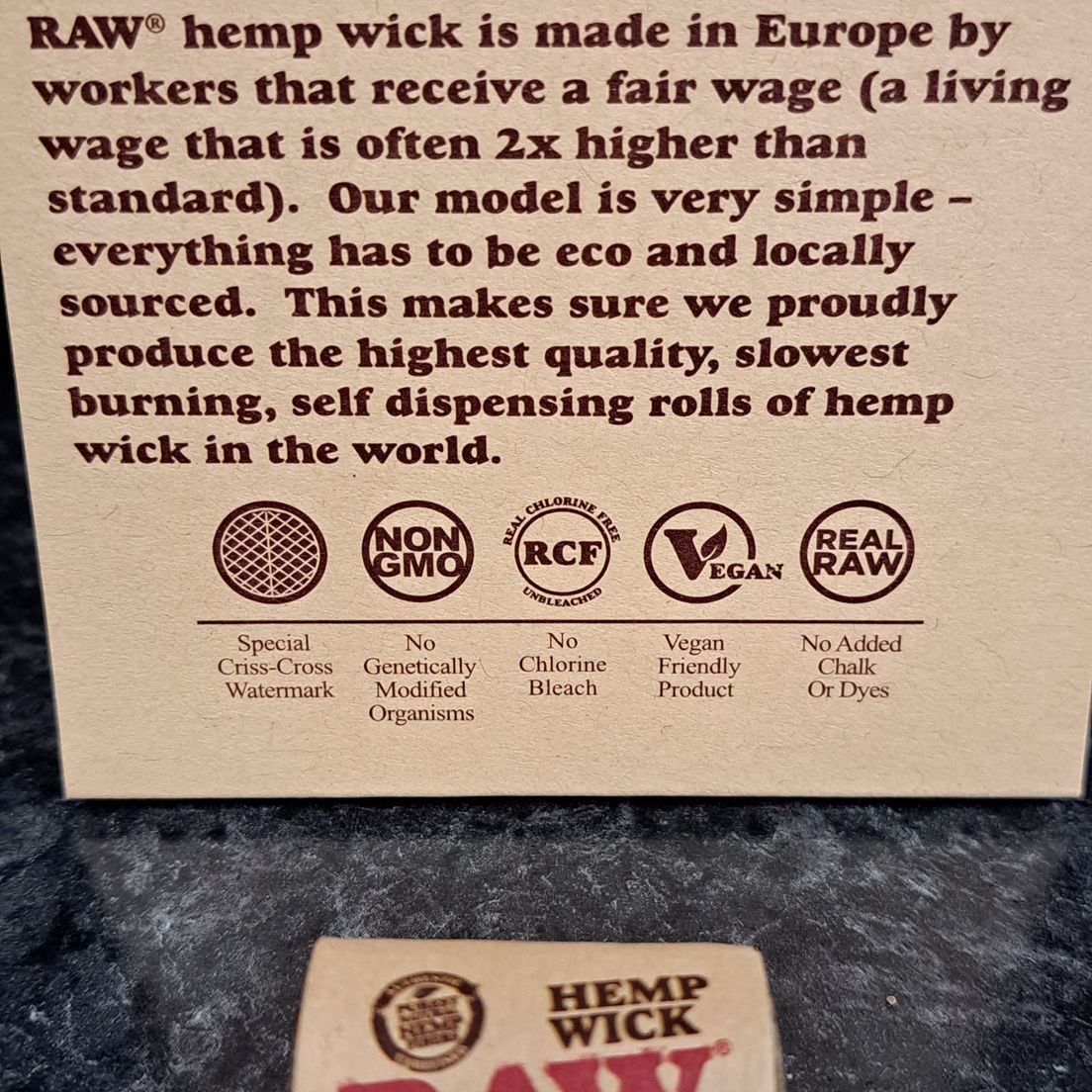 $4 RAW HEMP WICK