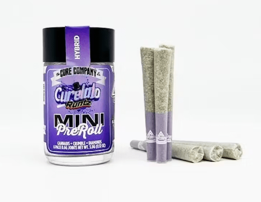 The Cure Company - Curelato Runtz Infused Mini PreRoll 6 pack - 3.6g