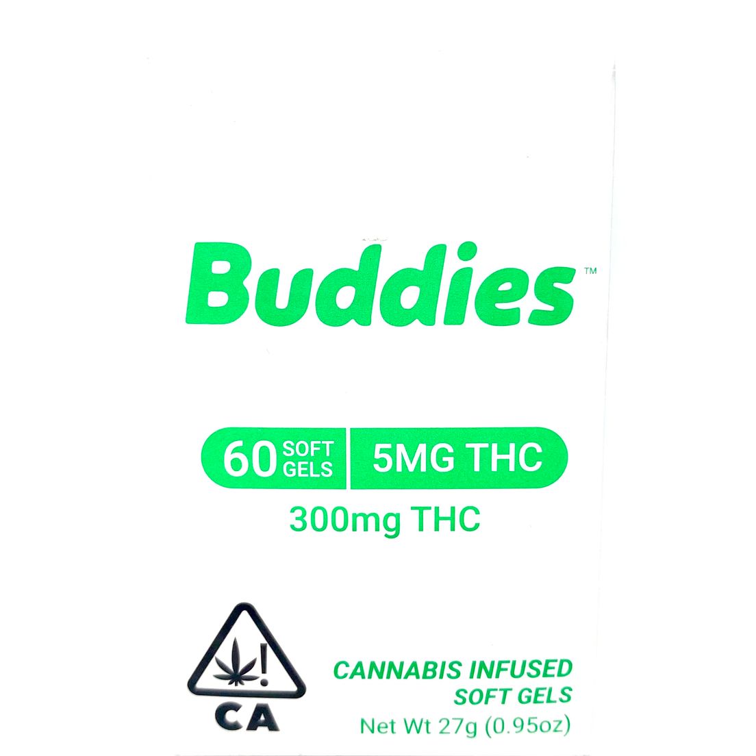 Buddies - 5mg Capsules - 60pc - 300mg