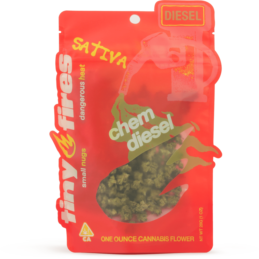 Tiny Fires | Flower | 28g | Smalls | Chem Diesel