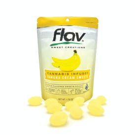 Flav Banana Cream Hard Candy 100mg