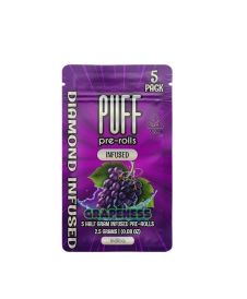 Puff - Grapeness Diamond Infused Preroll 5 Pack