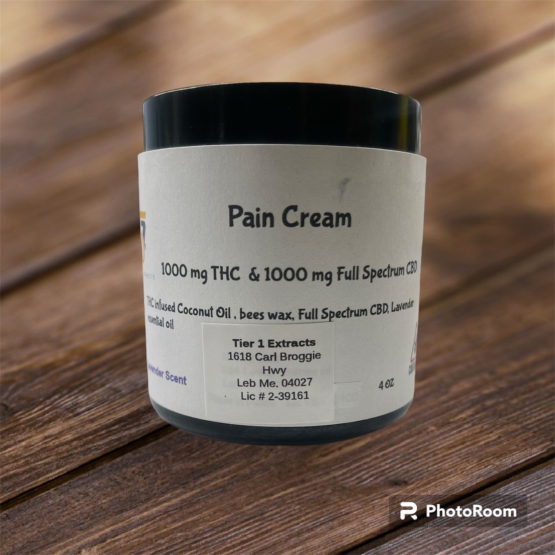 2000mg 50:50 THC/CBD Pain Cream