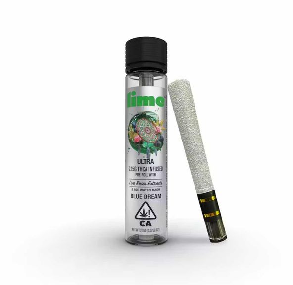 Lime Ultra Infused Pre-roll Blue Dream 2.15g