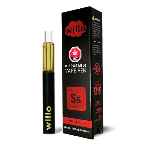 Willo Disposable Vape Pen Indica 1100mg