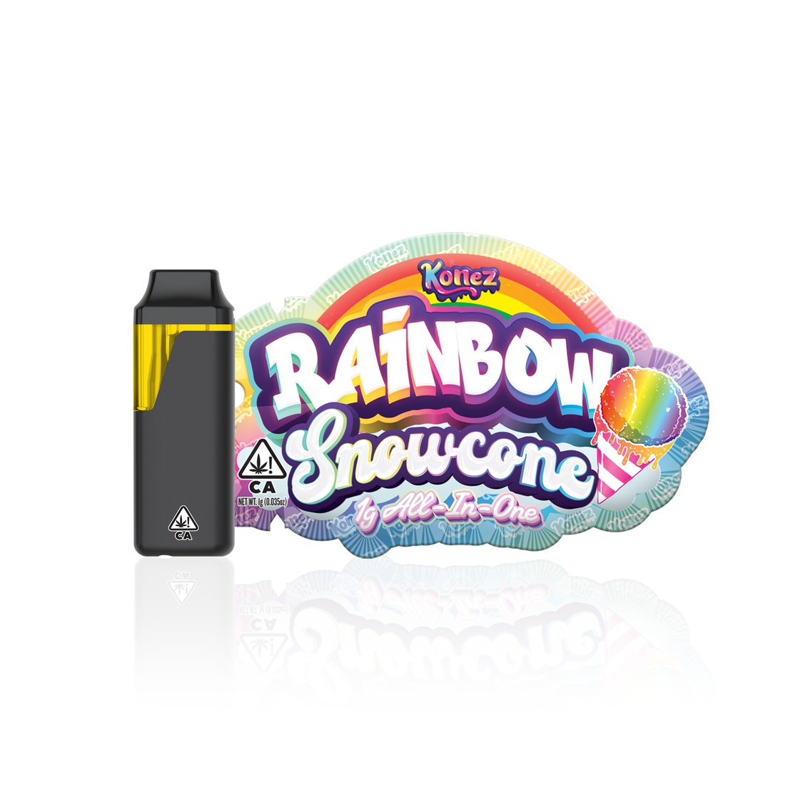 Rainbow Snowcone AIO Vape