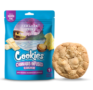 Cookies- HAWAIIAN RAIN 100MG WHITE CHOCOLATE MACADAMIA NUT COOKIE