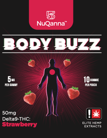 Body Buzz: Full Spectrum: 50mg : Strawberry