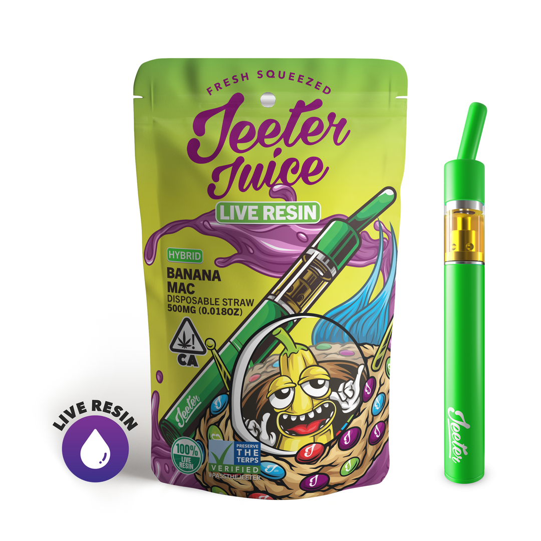.5g Banana Mac Live Resin Disposable Straw - JEETER