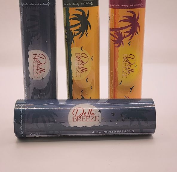 PRE-ORDER ONLY *Deal! $109 Mix n' Match Any (3) 4g Infused Preroll Packs by Delta Breeze