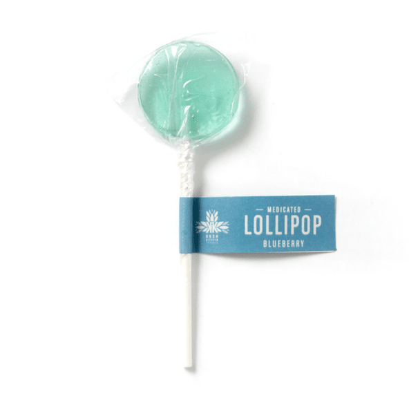 Blue-Raspberry 100mg Medicated Lollipop by Kush Kitchen