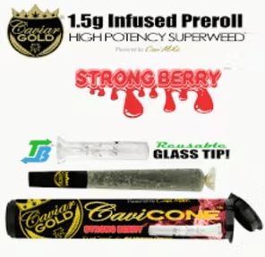 Cavi Cone | Infused Pre-Roll | Strong Berry 1.50 g