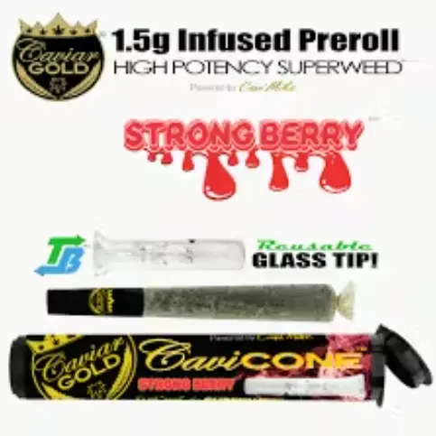 Cavi Cone | Infused Pre-Roll | Strong Berry 1.50 g