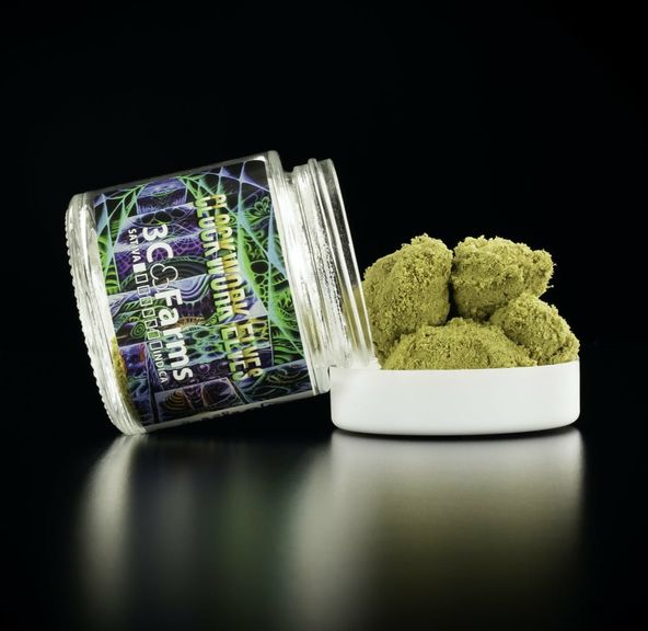 B. 3C Farms 3.5g Kief Infused Flower - Quality 9.5/10 - Clockwork Elves