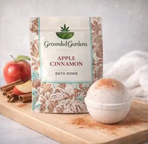 Bath Bomb Apple Cinnamon 1 pack 50 CBD