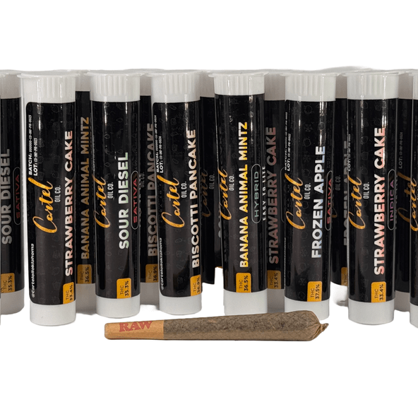 CARTEL OIL DIRTY TAXI ROSIN INFUSED PREROLL 1.2G