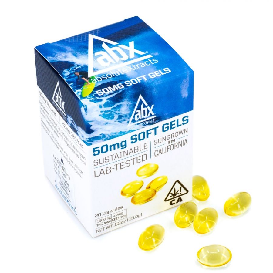 ABX - Soft Gel - THC - 50mg - (20ct)