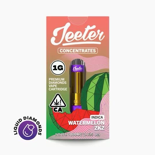 Jeeter- Watermelon ZKZ Diamonds Cartridge 1g (I)