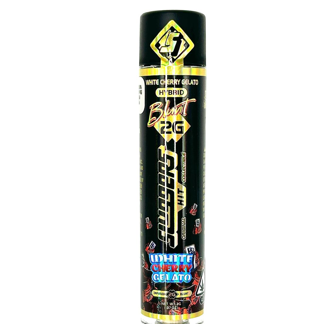 B2 GET PREROLL - Sluggers - Blunt - White Cherry Gelato - 2g, INFUSED!