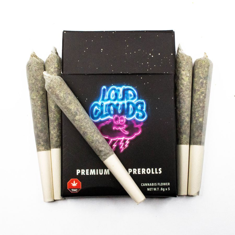 Afghani Pink Premium Gas Preroll Pack by Loud Cloud 0.8g x5