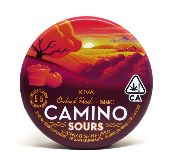 Camino 100mg Vegan Sours PEACH