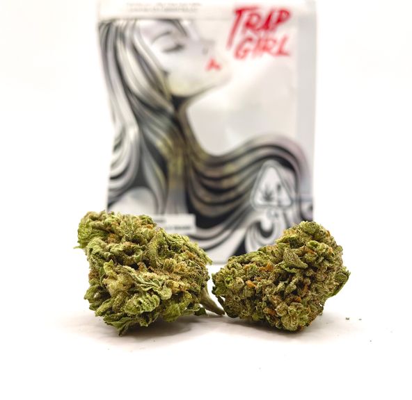 PRE-ORDER ONLY *BLOWOUT DEAL! $25 1/8 Sour Breath (29.59%/Sativa) - Trap Girl