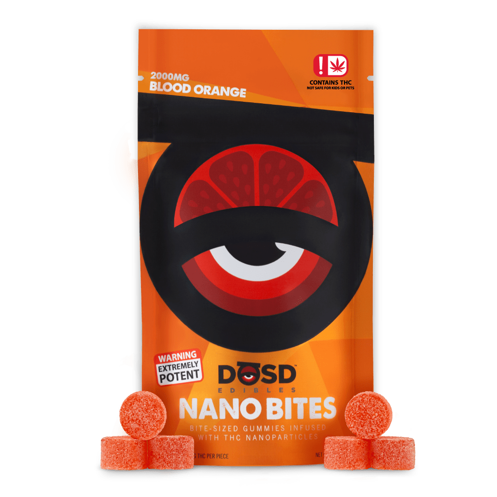 DOSD EDIBLES BLOOD ORANGE SATIVA 2000MG
