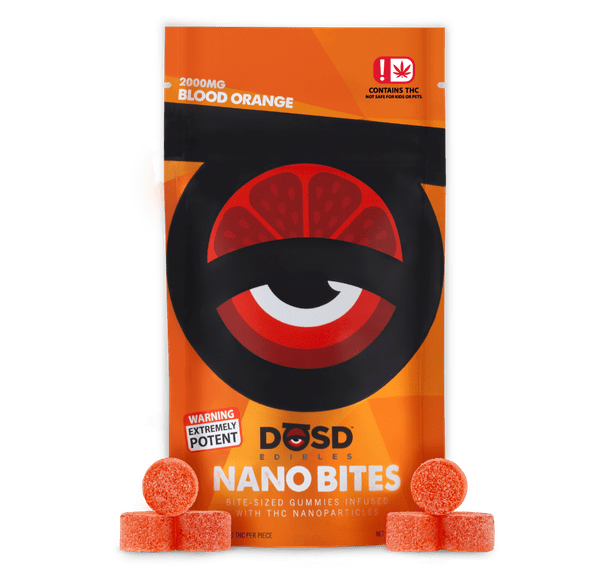 DOSD EDIBLES BLOOD ORANGE SATIVA 2000MG