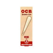 OCB- BROWN RICE- (Mini Cones) 10 PACK