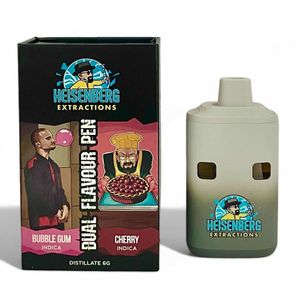 HEISENBERG DUAL CHAMBER VAPE – BUBBLEGUM INDICA + CHERRY INDICA (3 GRAM + 3 GRAM)