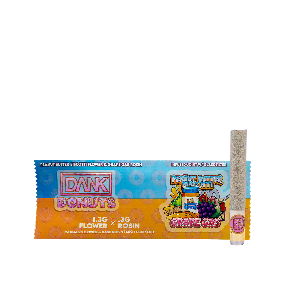 Dank | Hash Hole | 1.6g | Rosin | Peanut Butter Biscotti x Grape Gas