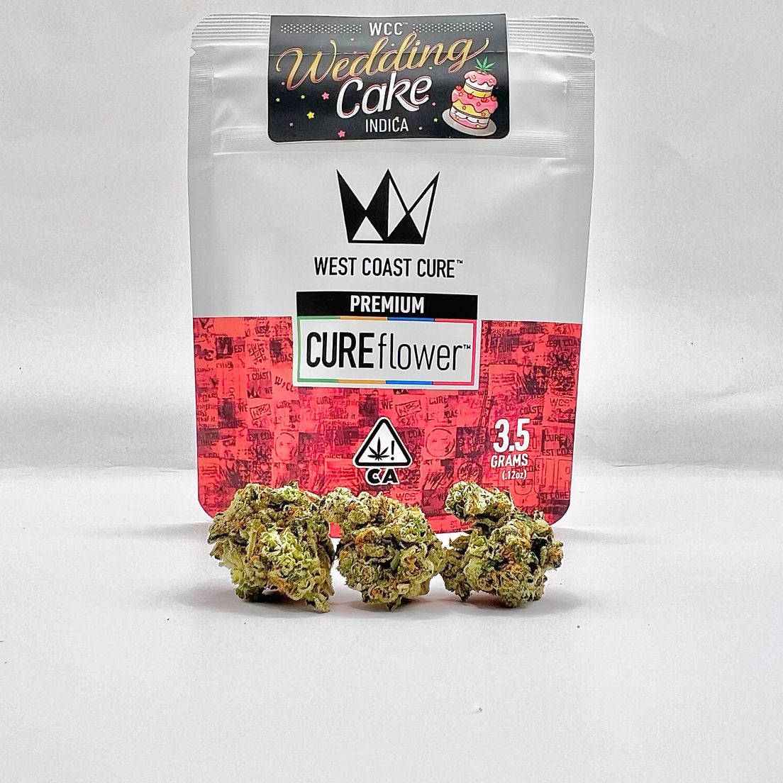 PRE-ORDER ONLY West Coast Cure - Wedding Cake - 3.5g Premium Flower