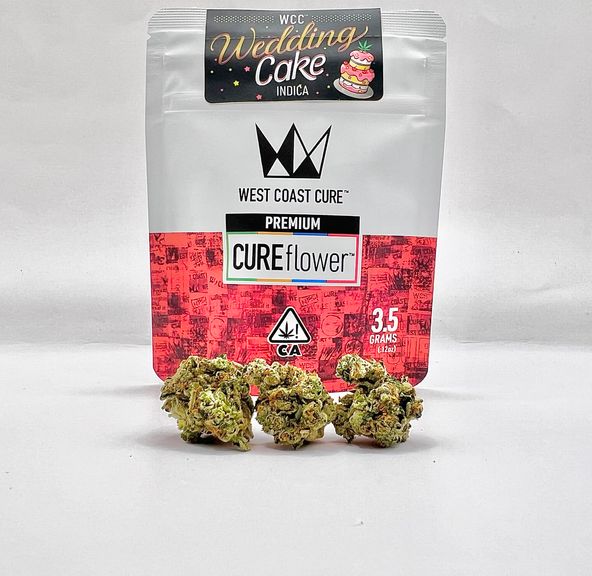 PRE-ORDER ONLY West Coast Cure - Wedding Cake - 3.5g Premium Flower