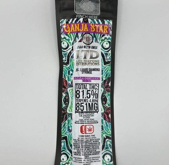 Ganja Star Liquid Diamond 1G Syringe