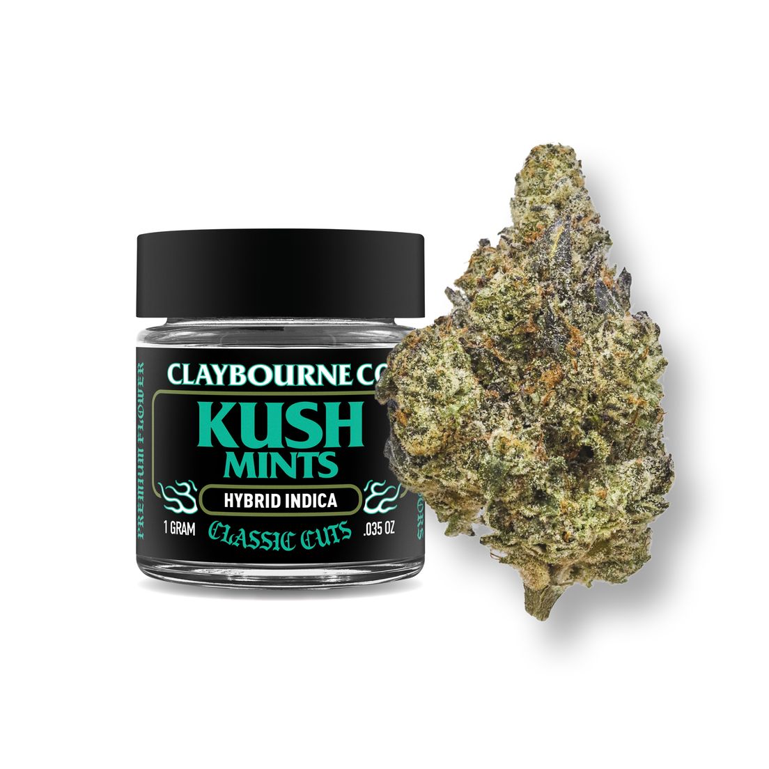 Claybourne | Flower | 1g | Kush Mints