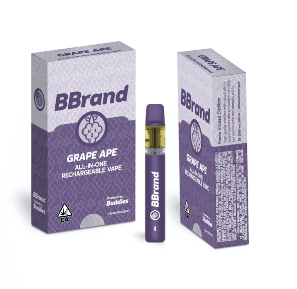 BBrand AIO Vape Grape Ape 1g