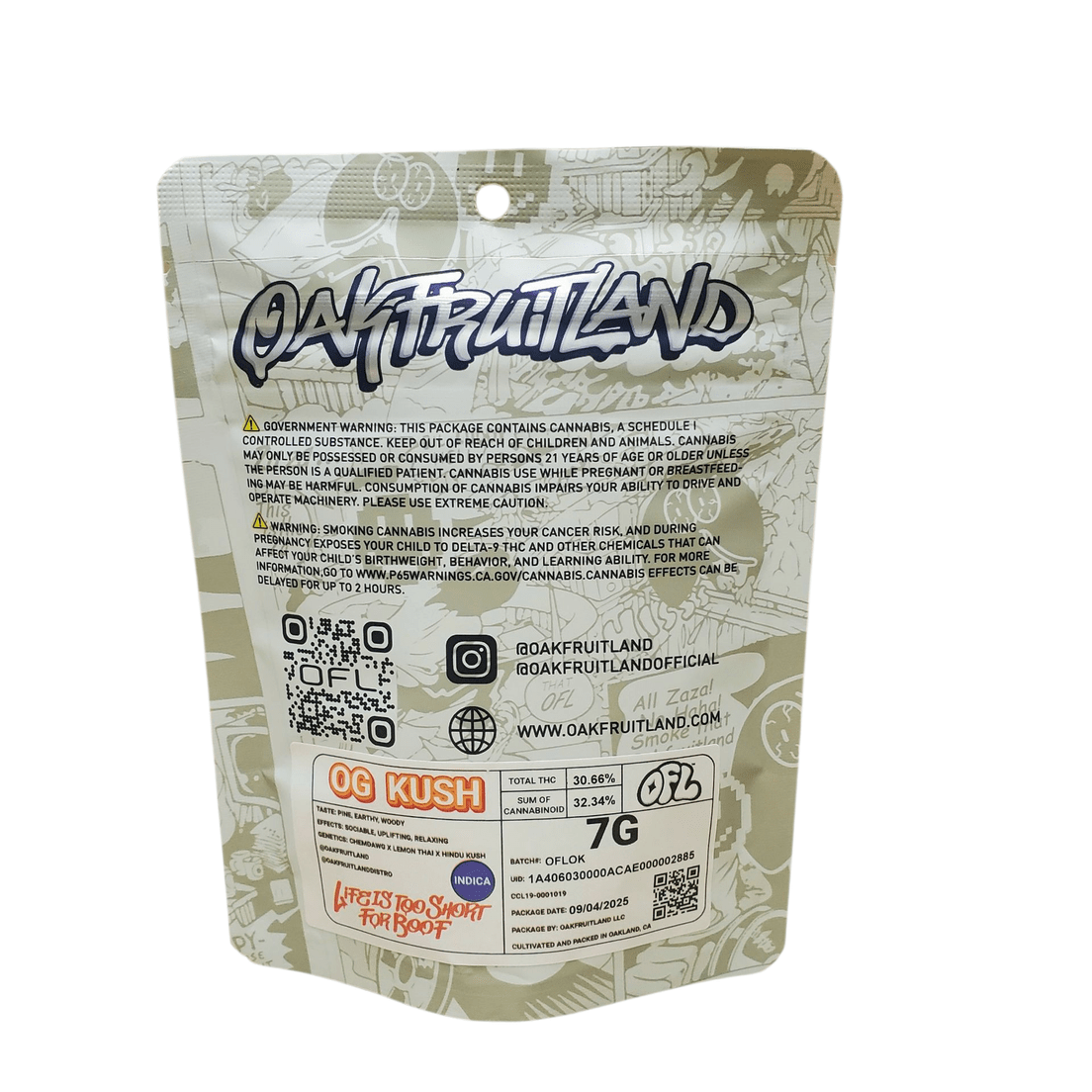 Oakfruitland - OG Kush 7g