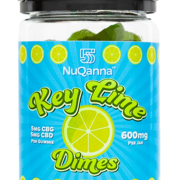 Gummies: Key Lime Dimes 5mg CBG/5mg CBD 60ct