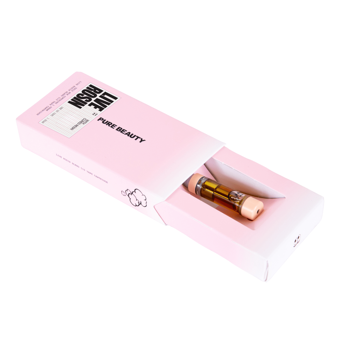 Pure Beauty | Vape Cart | 1g | Rosin High Terpene | Berry Cherry Tart