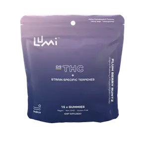 Lumi THC Plum Berry Runtz Gummies, 15ct.