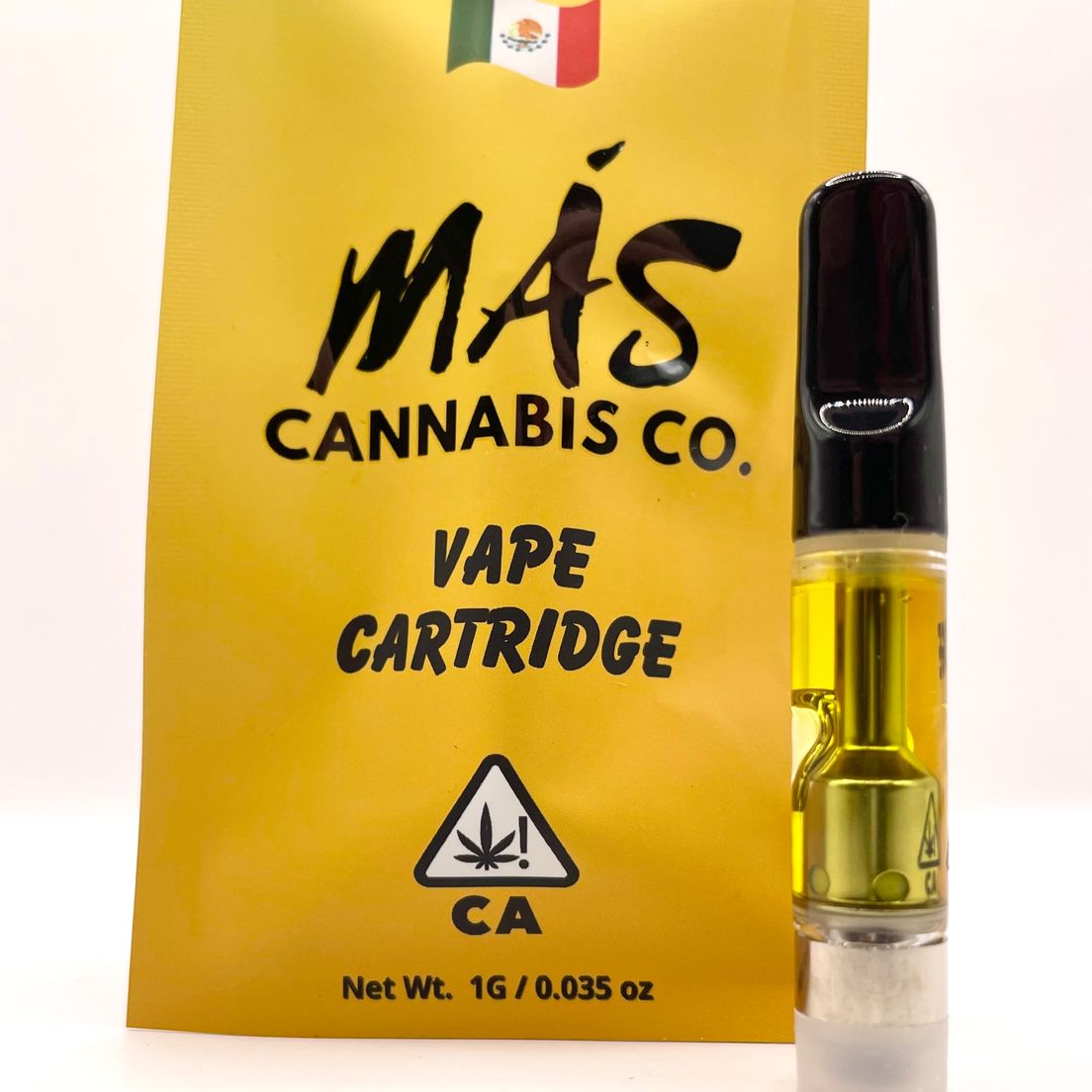 PRE-ORDER ONLY *BLOWOUT DEAL! $25 1g Blackberry Kush (Indica) Cartridge - ¡Mas!