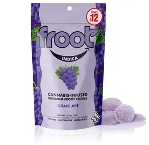 Grape Ape Gummies - 100mg 68.00 g