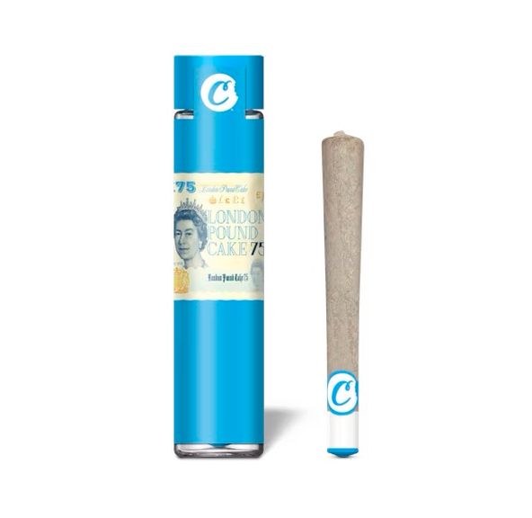 Cookies- London Pound Cake 75 Preroll 1g (S/H)