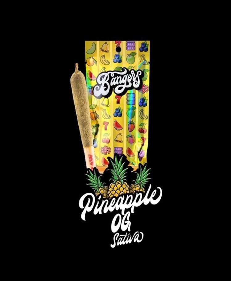 D. Bangers 1.2g Triple Infused Pre Roll - Pineapple OG